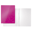 Schnellhefter WOW A4 pink metallic PP-laminierter Karton Leitz 3001-00-23 Produktbild