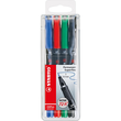 Folienstift OHPen universal S wasserfest sortiert 4er Etui Stabilo 841/4 (ETUI=4 STÜCK) Produktbild
