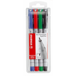 Folienstift OHPen universal S wasserlöslich sortiert 4er Etui Stabilo 851/4 Produktbild Additional View 1 S