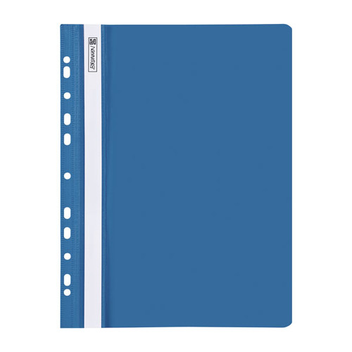 Schnellhefter A4 gelocht blau Plastik Brunnen 10-2015230 Produktbild Front View L
