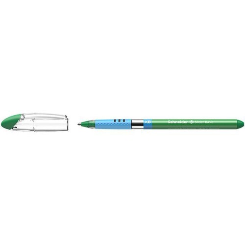 Kugelschreiber Slider Basic XB extrabreit grün Schneider 151204 Produktbild Front View L