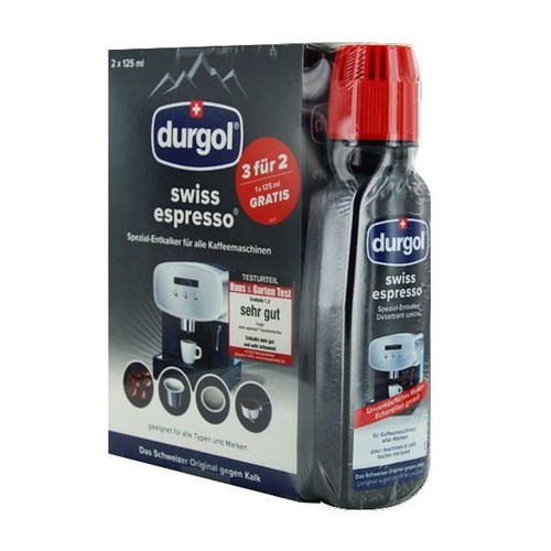 Entkalker Swiss Espresso spezial Durgol 368488 (PACK=2x 125 MILLILITER)