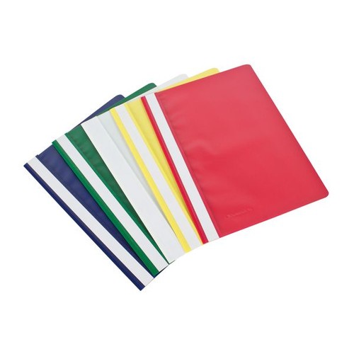 Schnellhefter A4 farbig sortiert Plastik Soenecken 2970 (PACK=10 STÜCK) Produktbild Front View L