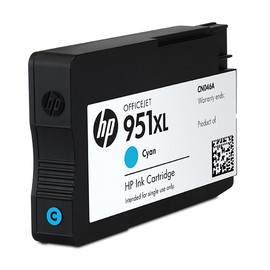 Tintenpatrone 951XL für HP OfficeJet 8100 1500Seiten cyan HP CN046AE Produktbild