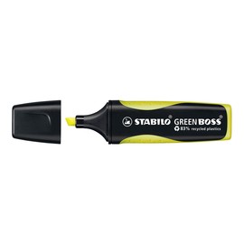 Textmarker Boss Green 6070 2-5mm Keilspitze gelb Stabilo 6070/24 Produktbild