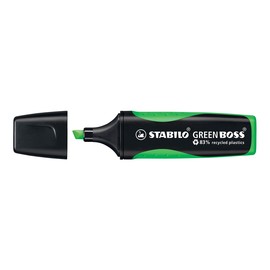 Textmarker Boss Green 6070 2-5mm Keilspitze grün Stabilo 6070/33 Produktbild