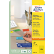 Etiketten Inkjet+Laser+Kopier 38,1x21,2mm auf A4 Bögen gelb wiederablösbar Zweckform L4793-20 (PACK=1300 STÜCK) Produktbild Additional View 1 S