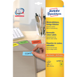 Etiketten Inkjet+Laser+Kopier 38,1x21,2mm auf A4 Bögen gelb wiederablösbar Zweckform L4793-20 (PACK=1300 STÜCK) Produktbild Additional View 2 S