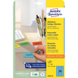 Etiketten Inkjet+Laser+Kopier 63,5x33,9mm auf A4 Bögen blau wiederablösbar Zweckform L6032-20 (PACK=480 STÜCK) Produktbild Additional View 1 S