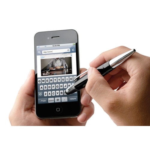 Touch-Pen Pionieer 2in1 schwarz Wedo 26125001 Produktbild Additional View 3 L