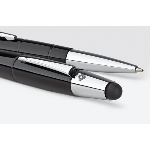 Touch-Pen Pionieer 2in1 schwarz Wedo 26125001 Produktbild Additional View 2 L
