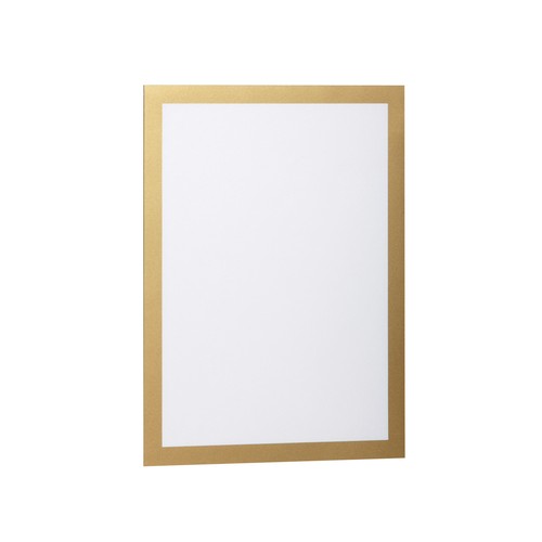 Informationsrahmen DURAFRAME A4 gold/transparent selbstklebend Durable 4872-30 (PACK=2 STÜCK) Produktbild Front View L