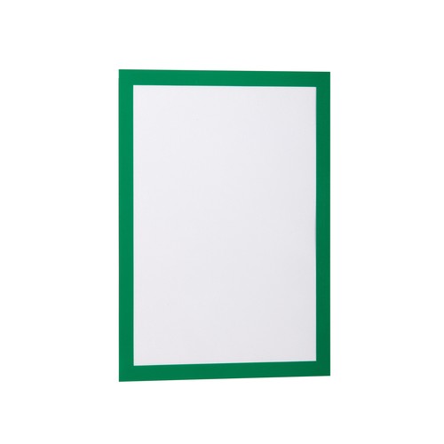 Informationsrahmen DURAFRAME A4 grün/transparent selbstklebend Durable 4872-05 (PACK=2 STÜCK) Produktbild Front View L