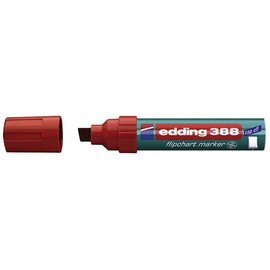 Flipchartmarker 388 4-12mm Keilspitze rot Edding 4-388002 Produktbild