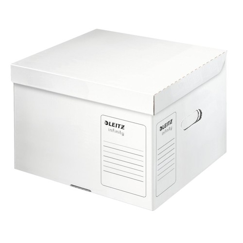 Archiv Container Infinity mit Deckel Größe M 350x320x265mm weiß Leitz 6103-00-00 Produktbild Front View L