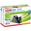 Tischabroller Easy Cut + 1Rolle EcoClear füllbar bis 19mm x 33m schwarz Tesa 59327-00000 Produktbild Additional View 1 S