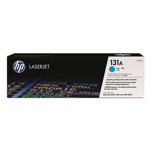 Toner 131A für Color Laserjet Pro 200 1800 Seiten cyan HP CF211A Produktbild Front View L