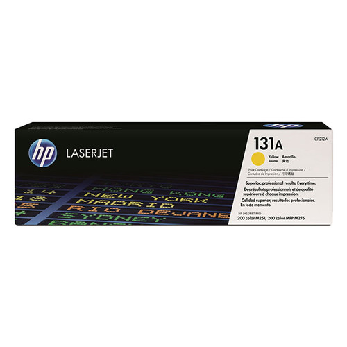 Toner 131A für Color Laserjet Pro 200 1800 Seiten yellow HP CF212A Produktbild Front View L