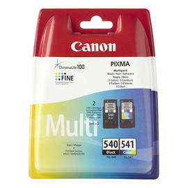 Tintenpatronen PG-540/CL-541 Multipack für Pixma MG2120/MG4220 black+ cyan+magenta+yellow Canon 5225B006 (ST=4 STÜCK) Produktbild