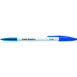 Kugelschreiber Einweg 1mm blau mit Kappe BestStandard Produktbild