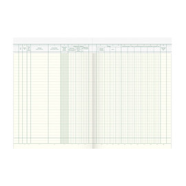 Waren + Rechnungseingangsbuch A4 40Blatt oranger Karton Schema über 2 Seiten König & Ebhardt 86-10661 Produktbild