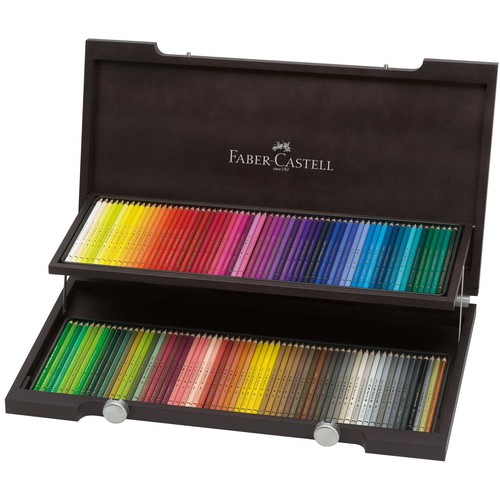 Künstlerfarbstifte POLYCHROMOS 9201 Holzkoffer sortiert Faber Castell 110013 (ST=120 STÜCK) Produktbild