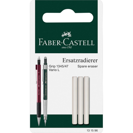 Ersatz-Radiergummi für Druckbleistift GRIP 1345/47, EXECUTIVE, VARIO L Faber Castell 131596 (PACK=3 STÜCK) Produktbild