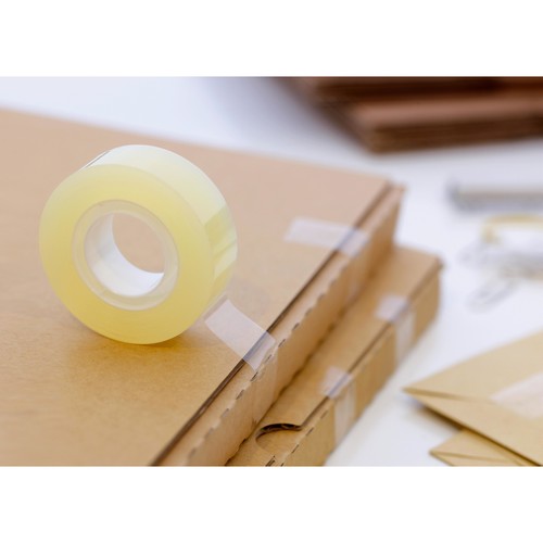 Klebeband Scotch 550 19mm x 33m transparent klar 3M 5501933 (PACK=8 ROLLEN) Produktbild Additional View 1 L
