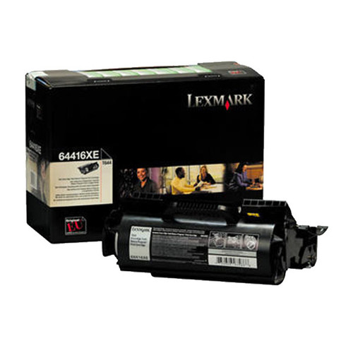 Toner für T644 32000Seiten schwarz Lexmark 64416XE Produktbild Front View L