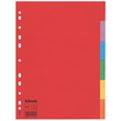 Register Blanko A4 225x297mm 6-Teilig farbig Karton Esselte 100200 Produktbild
