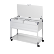 Hängemappenwagen System File Trolley 100 Multi Top einbahnig 875x736x432mm für 100 Hängemappen grau Durable 3787-10 Produktbild Additional View 2 S