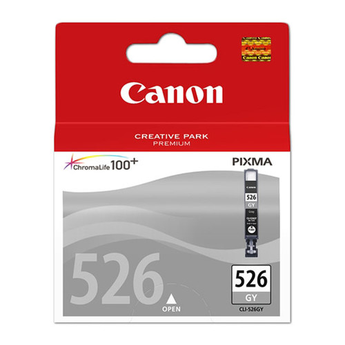 Tintenpatrone CLI-526GY für Canon MG5150/5250 9ml grau Canon 4544b001 Produktbild Front View L