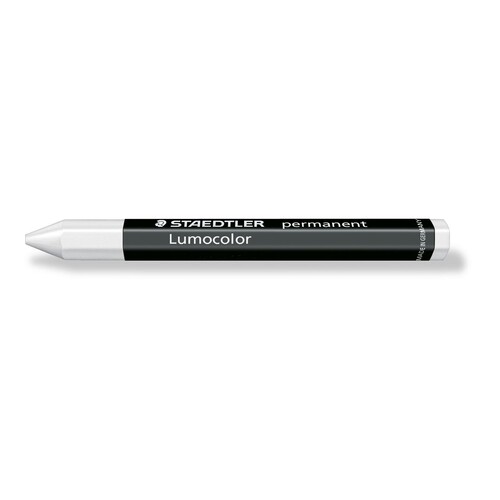 Universalkreide Lumocolor Omnigraph 236 permanent weiß Staedtler 236-0 Produktbild Front View L
