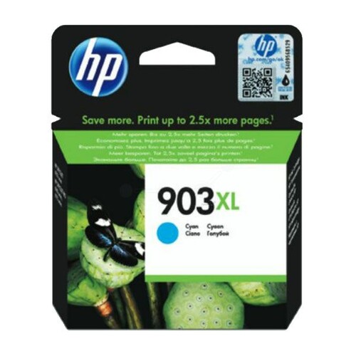 Tintenpatrone 903XL für HP OfficeJet Pro 6860/6950 9,5ml cyan HP T6M03AE Produktbild Front View L