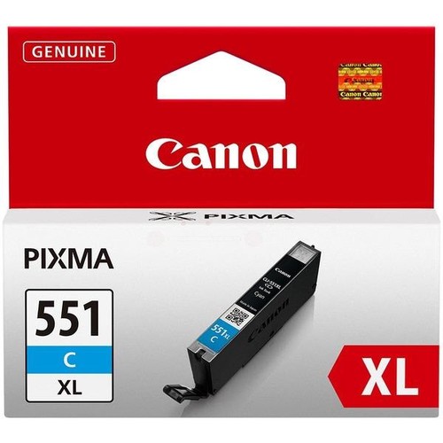 Tintenpatrone CLI-551CXL für Canon Pixma JP7250/MG5450 11ml cyan Canon 6444b001 Produktbild Additional View 1 L