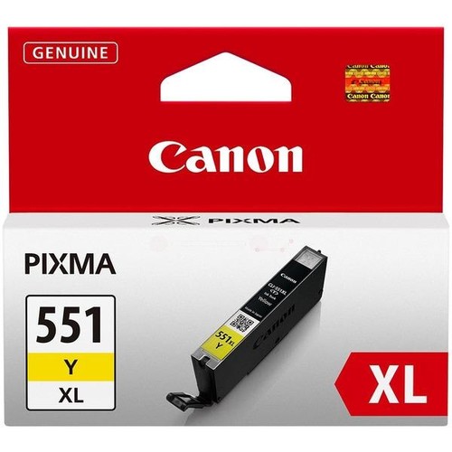 Tintenpatrone CLI-551YXL für Canon Pixma JP7250/MG5450 11ml yellow Canon 6446B001 Produktbild Additional View 1 L
