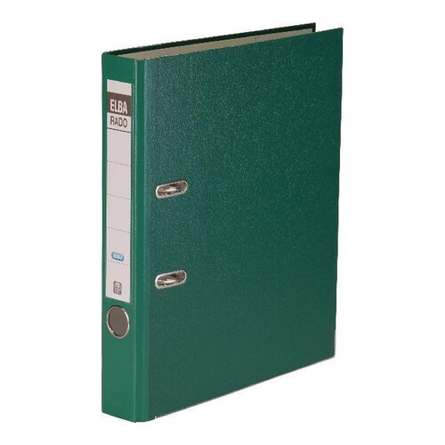 Ordner Rado Brillant A4 50mm grün Pappe Elba 100022607 Produktbild