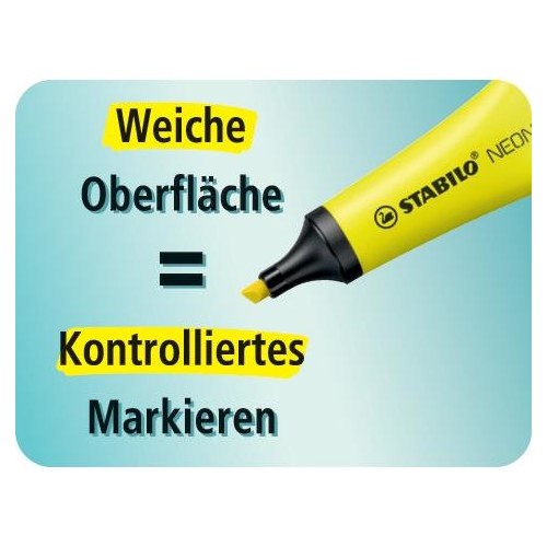 Textmarker Stabilo Neon 72 2-5mm gelb Stabilo 72/24 Produktbild Additional View 5 L
