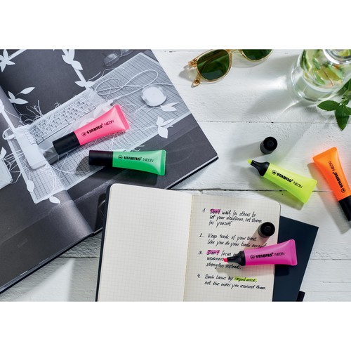 Textmarker Stabilo Neon 72 2-5mm pink Stabilo 72/56 Produktbild Additional View 5 L