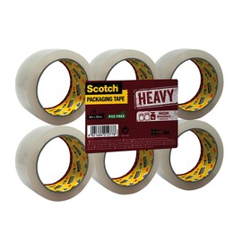 Klebeband Scotch 50mm x 66m transparent 3M HV5066FT (PACK=6 ROLLEN) Produktbild