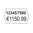 Auszeichnungsetiketten ablösbar 26x16mm 2-zeilig weiß Zweckform PLR 1626 (PACK = 10 ROLLEN Á 1200 ETIKETTEN) Produktbild Additional View 2 S