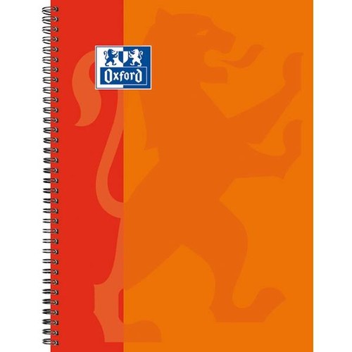 Collegeblock Oxford 6-fach Lochung A5 liniert mit Rand 80Blatt 90g Optik Paper weiß 100050392 Produktbild Additional View 2 L