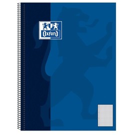 Collegeblock Oxford 6-fach Lochung A5 kariert mit Rand 80Blatt 90g Optik Paper weiß 100050393 Produktbild