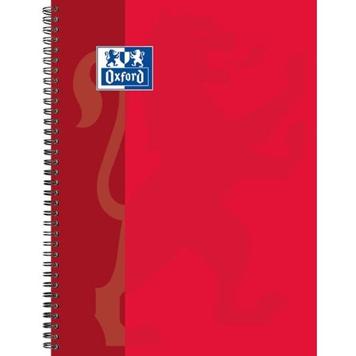 Collegeblock Oxford 6-fach Lochung A5 kariert mit Rand 80Blatt 90g Optik Paper weiß 100050393 Produktbild Additional View 4 L