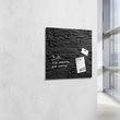 Glas-Magnetboard artverum 480x480x15mm Design Schiefer-Stone inkl. Magnete Sigel GL169 Produktbild Additional View 3 S