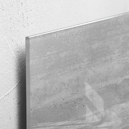 Glas-Magnetboard artverum 910x460x15mm Design Sichtbeton inkl. Magnete Sigel GL148 Produktbild Additional View 6 L