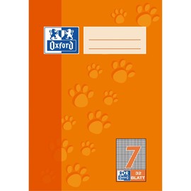 Heft Oxford A5 Lineatur 7 kariert 7mm 32Blatt 90g Optik Paper 100050380 Produktbild
