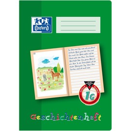 Geschichtenheft Oxford A4 Lineatur 1G 16Blatt 90g Optik Paper 100050091 Produktbild