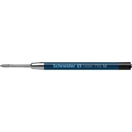 Kugelschreibermine G2 mittel schwarz Slider 755M Blisterpackung Schneider 77170 Produktbild Front View L
