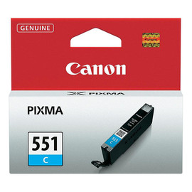 Tintenpatrone CLI-551C für Canon Pixma JP7250/MG5450 7ml cyan Canon 6509b001 Produktbild